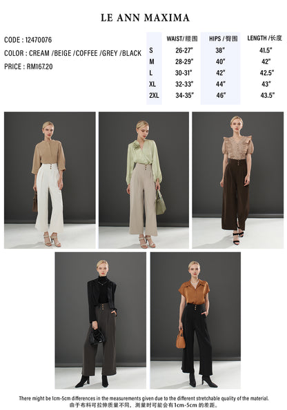 Cyan Suite Fabric Long Pants