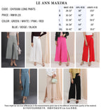 High-rise Wide Leg Pants