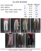Straight Leg Pants