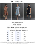 Charlotte V-neck Belted Midi Dress