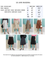 Flare Midi Skirt