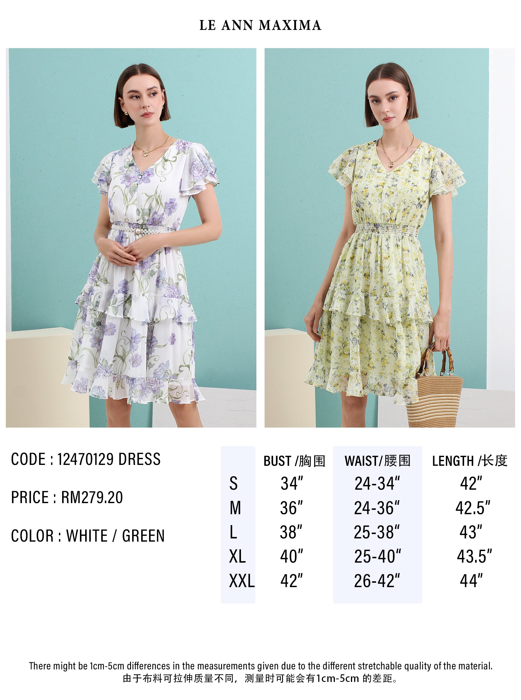 Daphne Chiffon Midi Dress