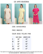 Lace Puff Sleeve Dress