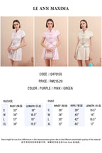 Regal Jacquard Cheongsam Set