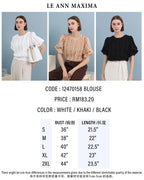 Elena Ruffle Front Top