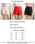 Tailored High Waisted Buttoned Shorts