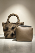 Woven Mini Tote Bag