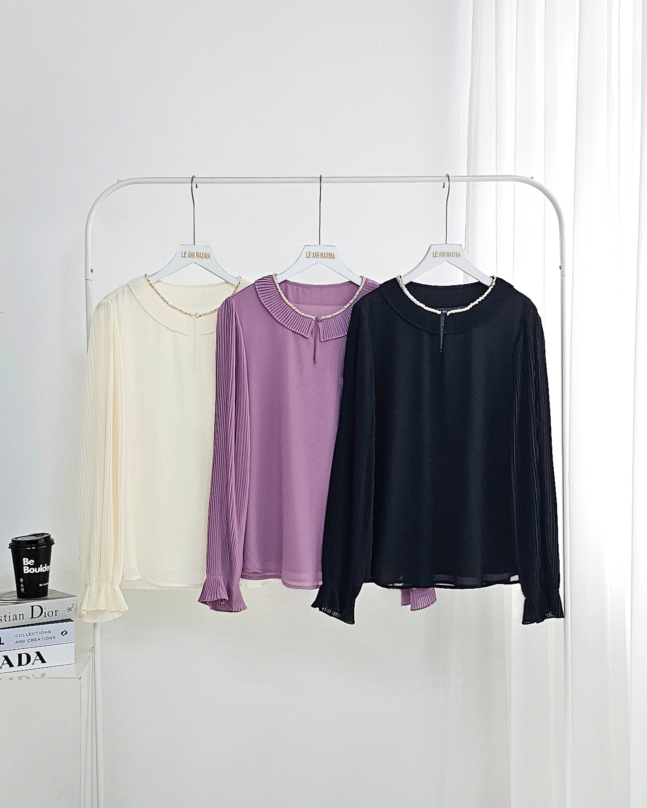 Peter Pan Blouse (Size L to XL)