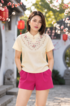 Prosperity Bloom Mandarin Top