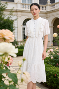 Lace Ruffle Dress (Free size)