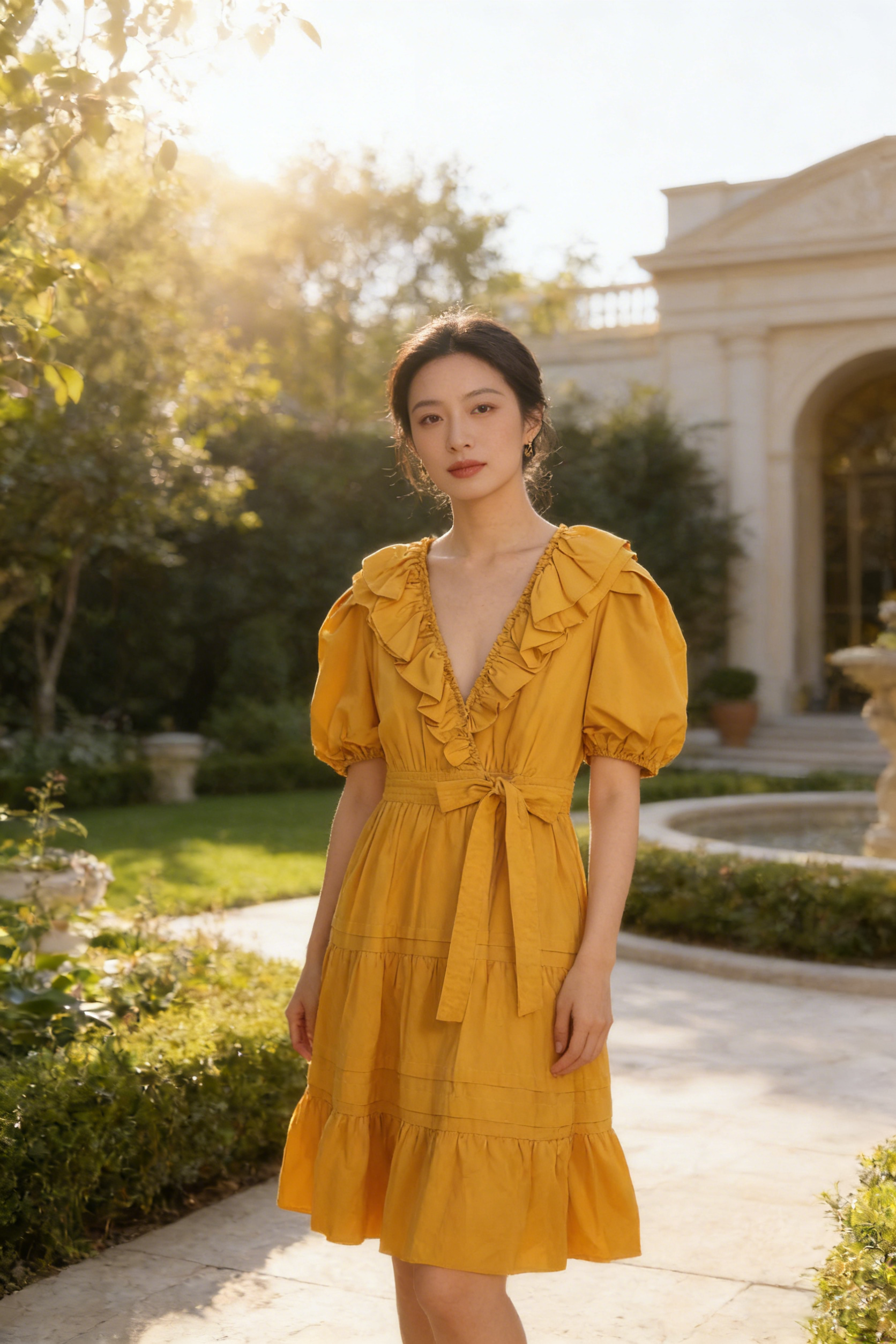 Bright Yellow Dress