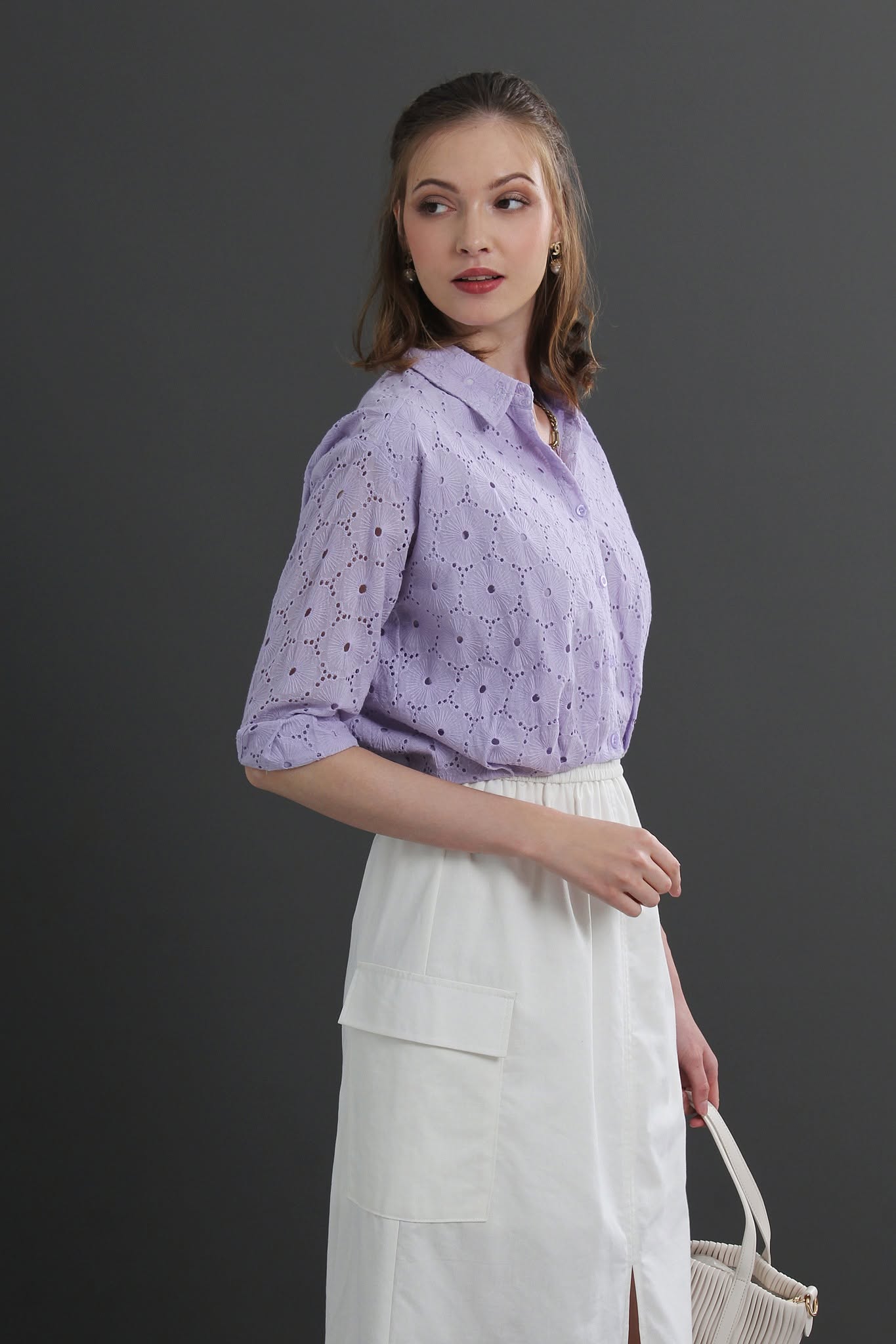 Millie Buttoned Top