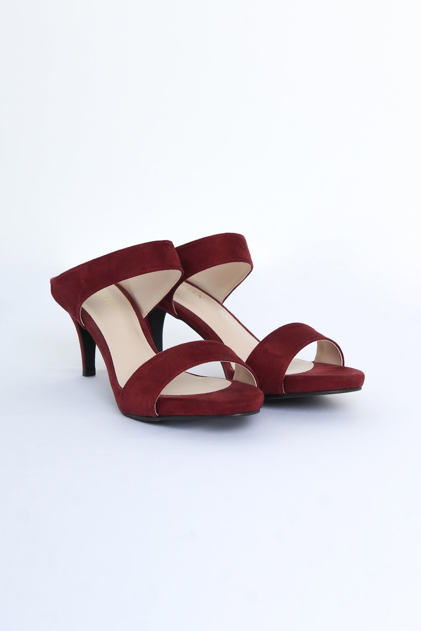 Classy Double Strap Heels (3.5 inches)