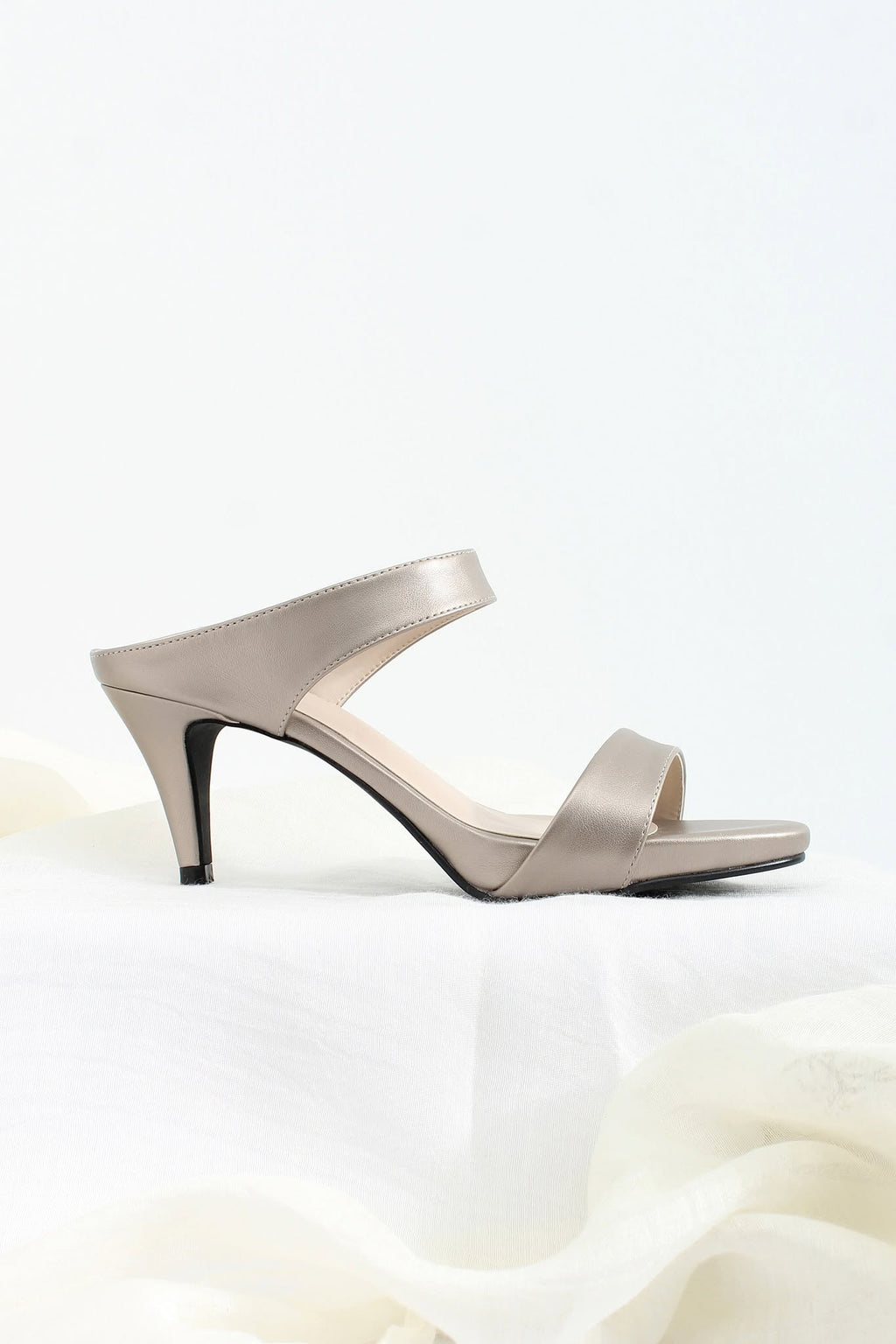 Classy Double Strap Heels (3.5 inches)