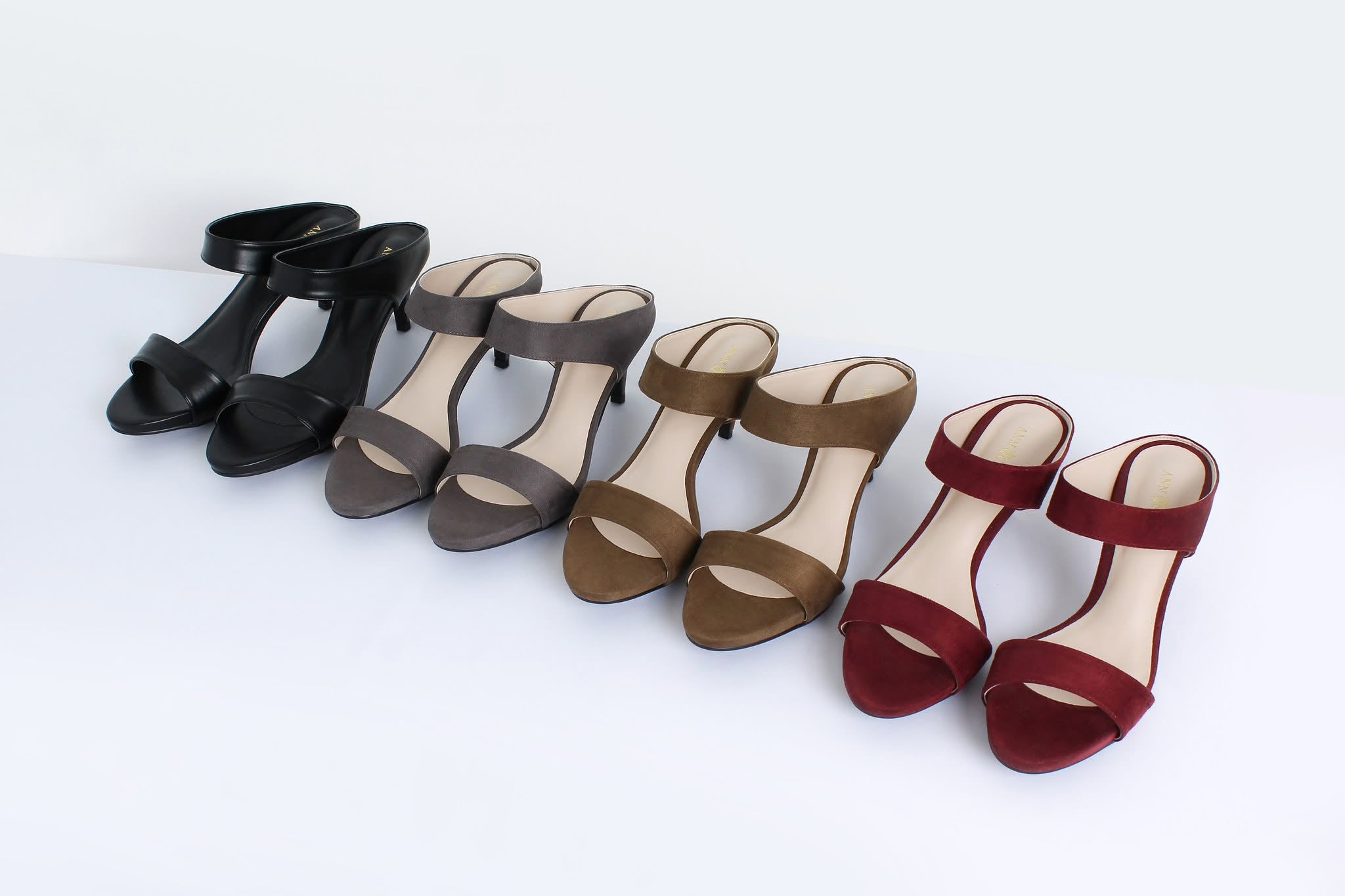 Classy Double Strap Heels (3.5 inches)