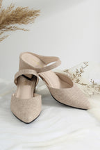Kitten Slip-on Mule Heels