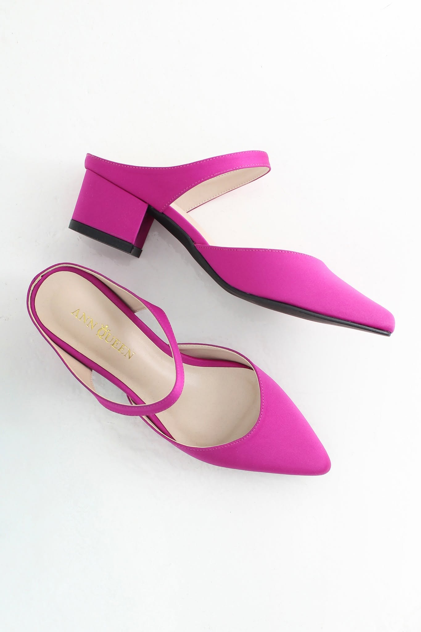Kitten Slip-on Mule Heels