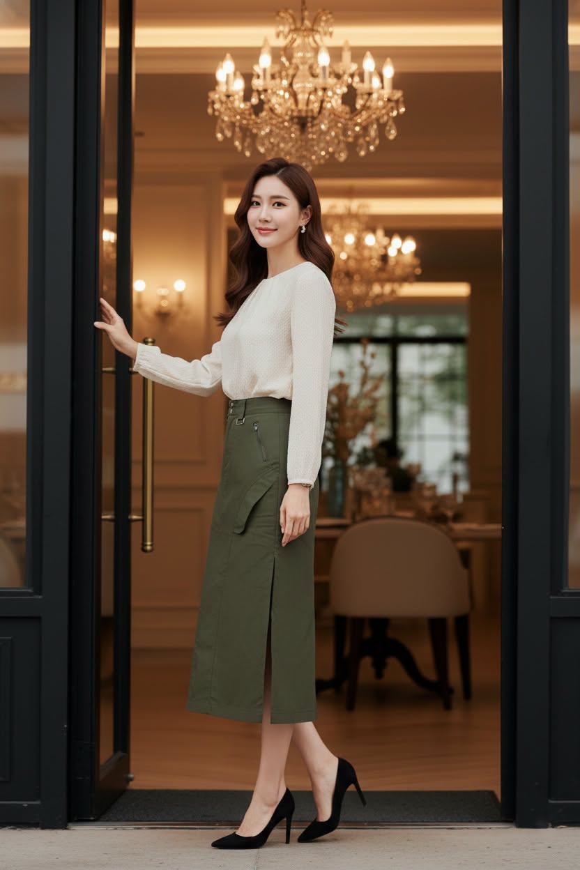 Korean Cargo Skirt