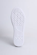 Black White Platform Women Sneakers