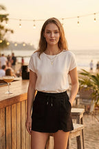 Cotton Soft High Rise Skort