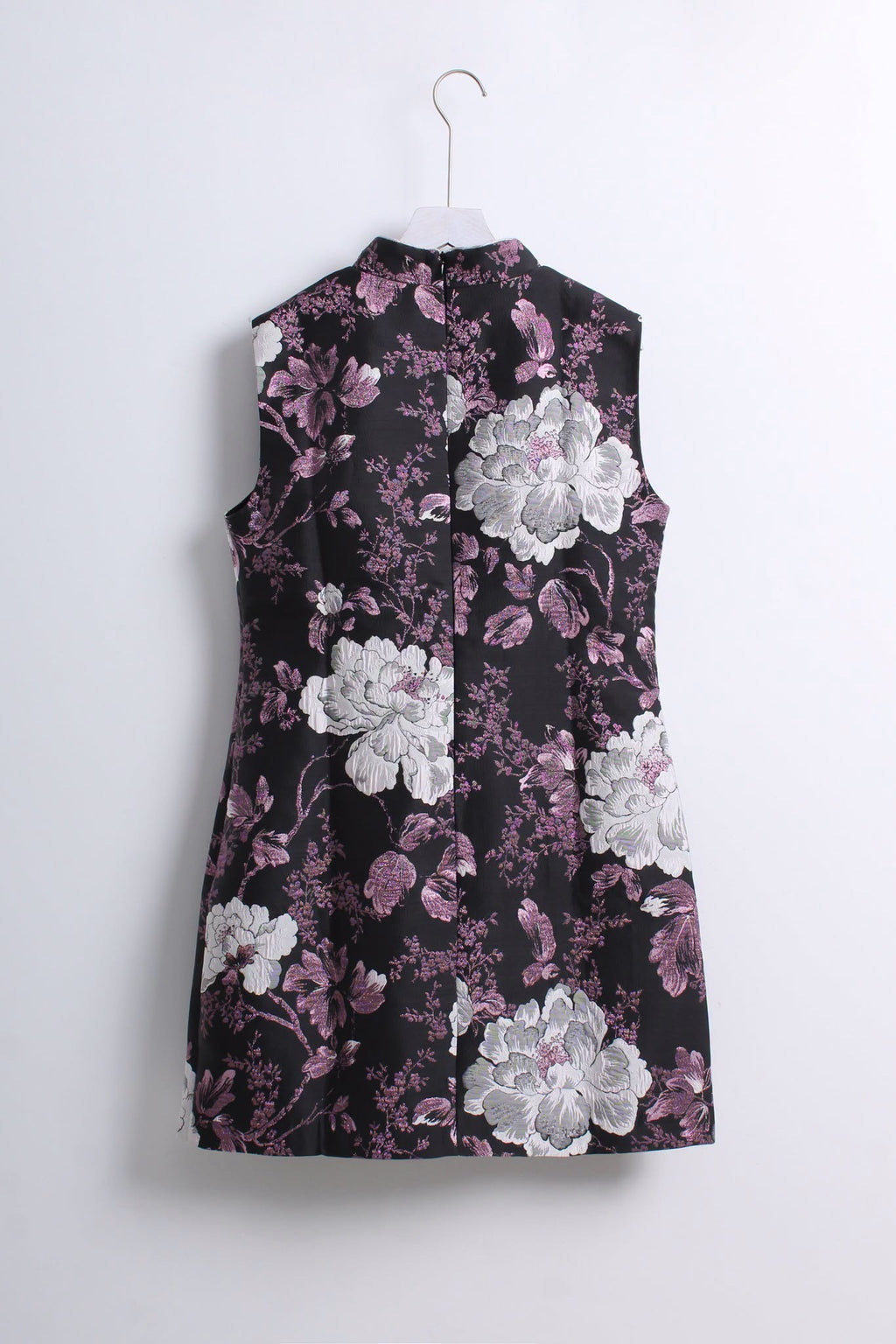 紫华绮梦旗袍 Peony Purple Cheongsam (XL size)