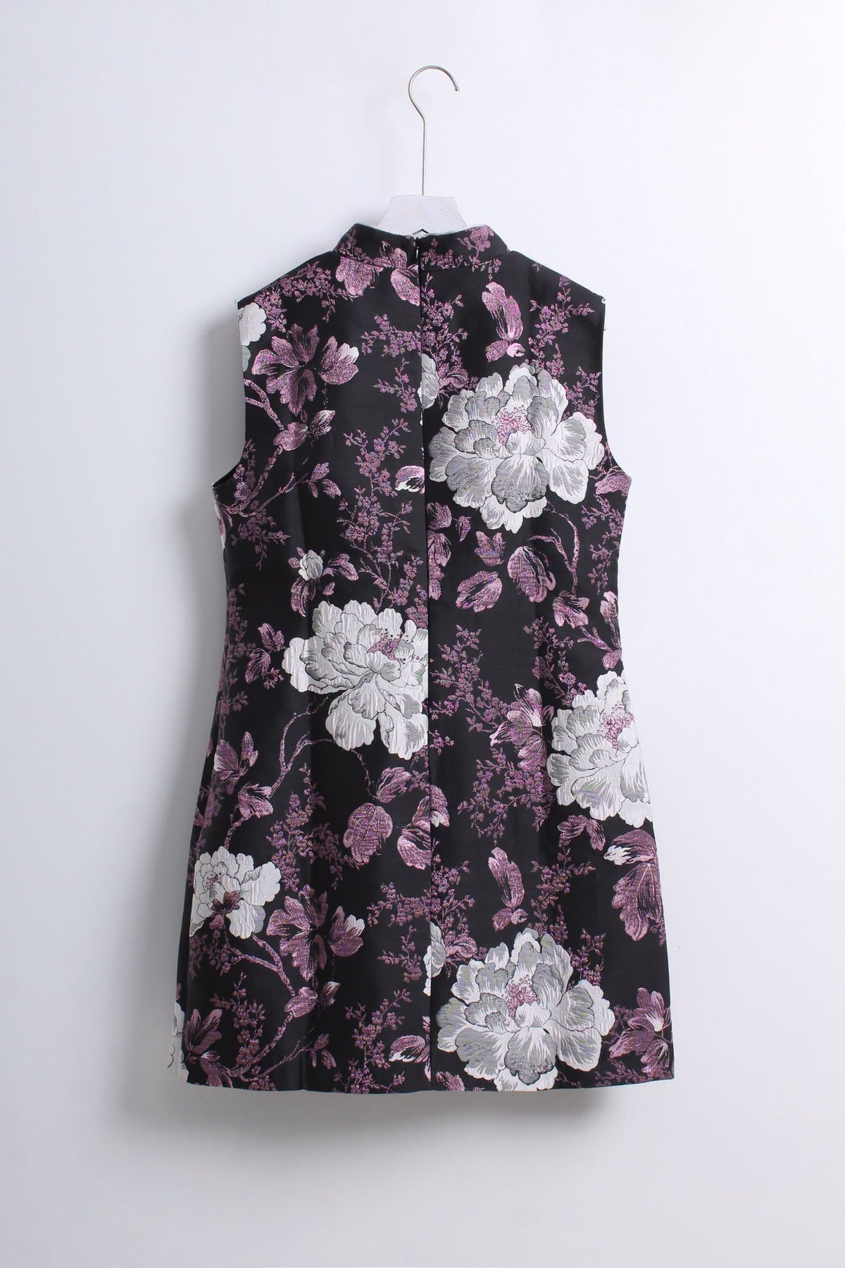 紫华绮梦旗袍 Peony Purple Cheongsam (XL size)