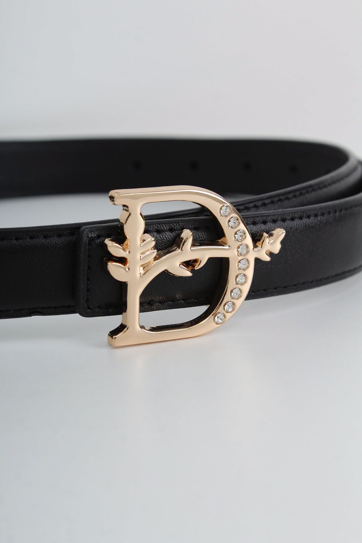 Dior Leather Belt with Diamond