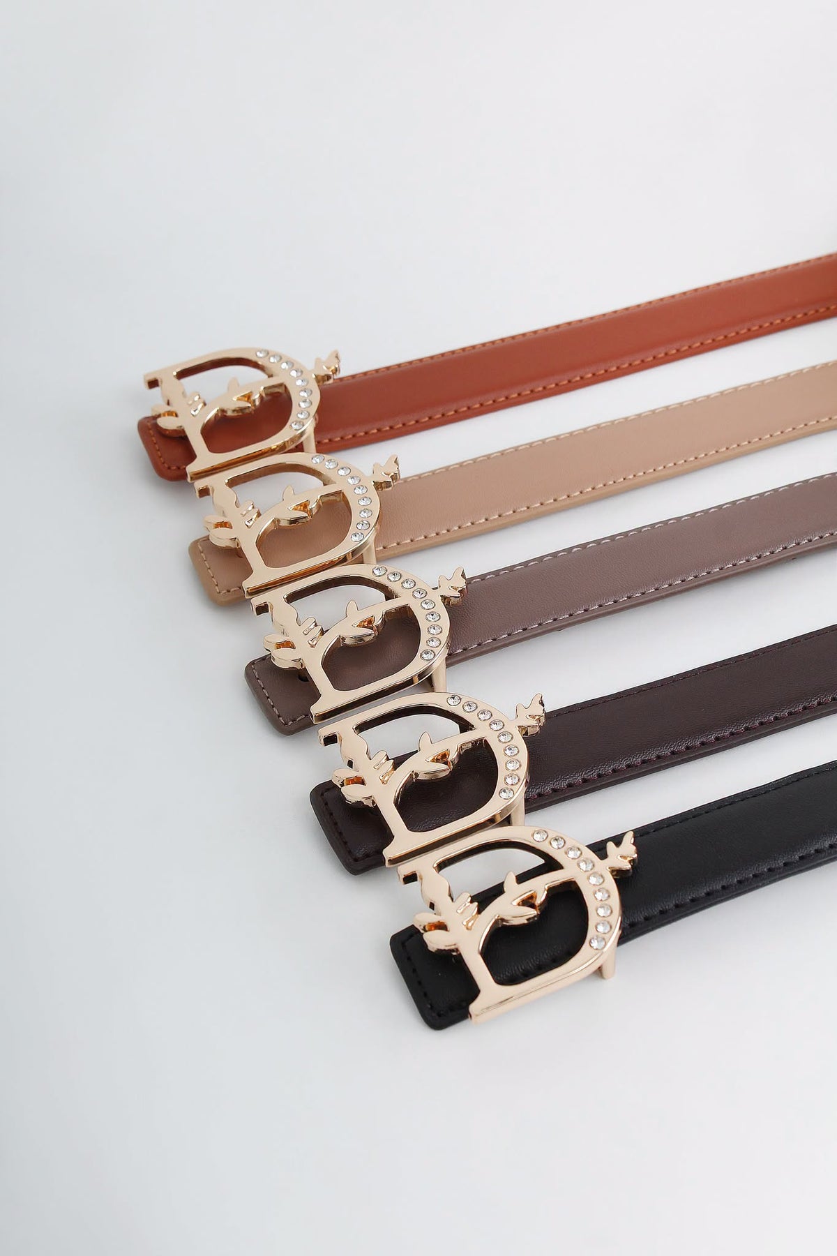Dior Leather Belt with Diamond