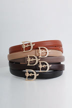Dior Leather Belt with Diamond