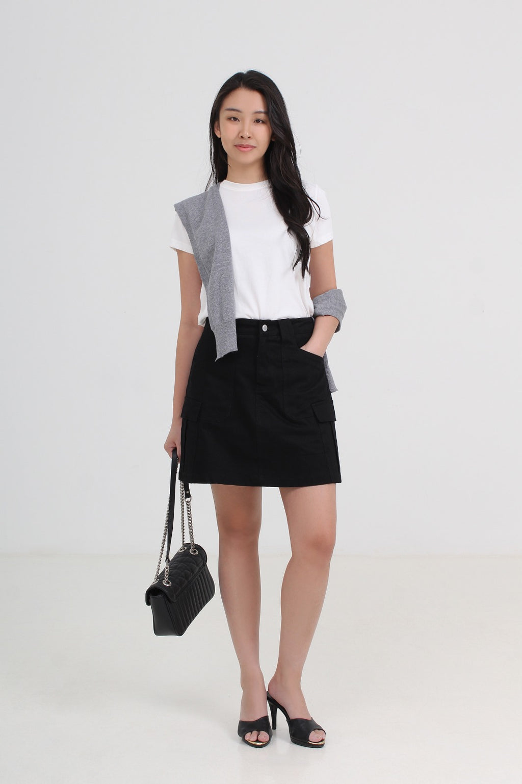 A-line Cargo Skirt
