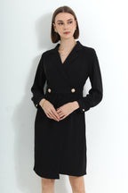Black 2 Black Blazer Midi Dress 12370179