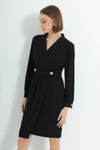 Black Blazer Midi Dress 12370179