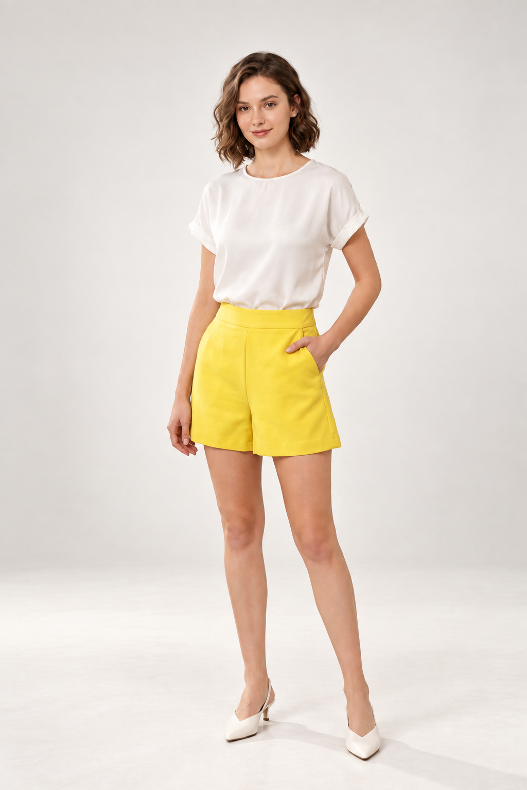 Selina Structured Shorts