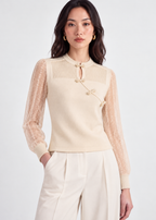 Knit Qipao Top