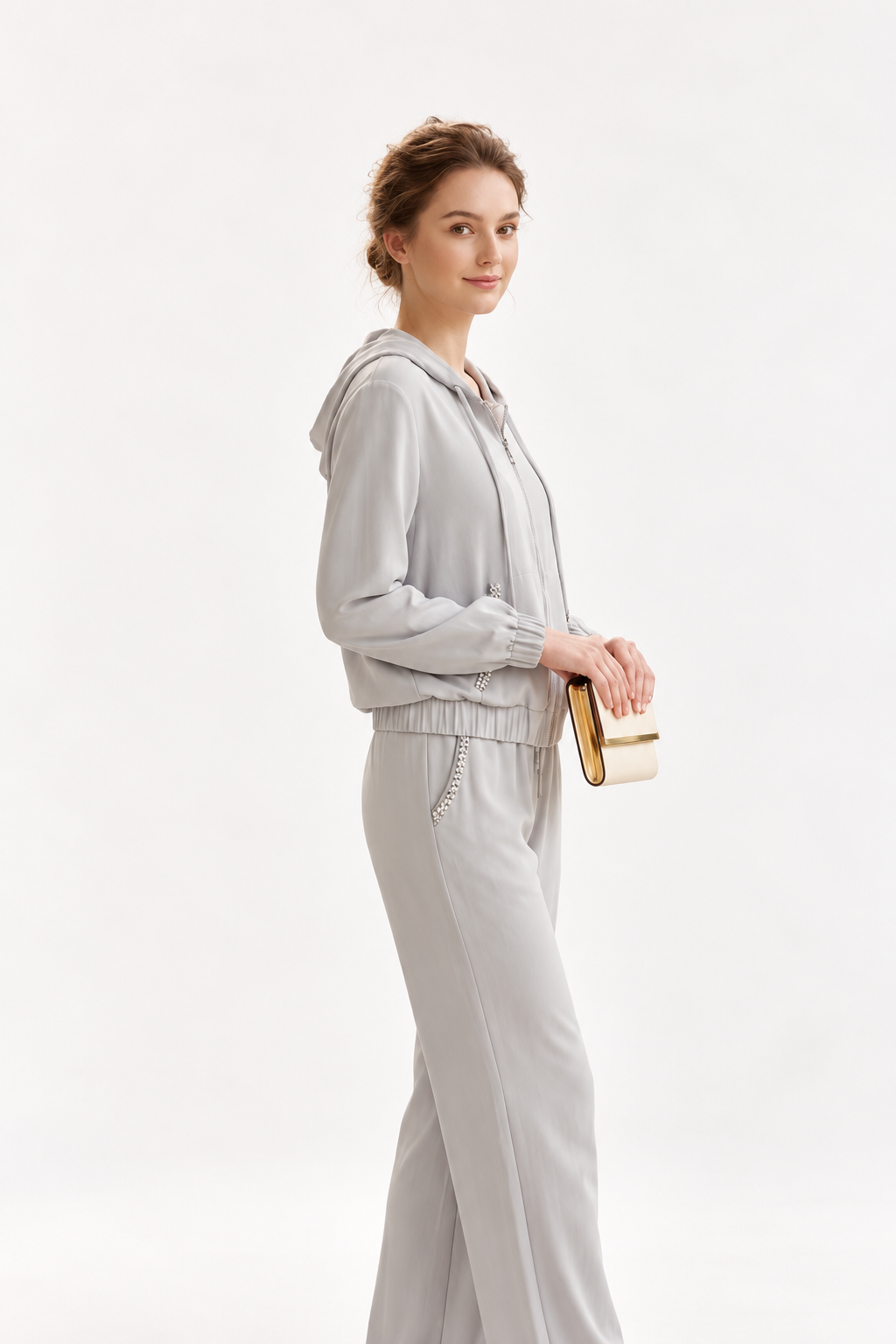 Cool Touch Rhinestone Tracksuit (Top)