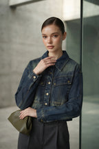 Dark Blue Denim Jacket (M size)