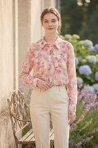 Floral Button Up Shirt (M size)
