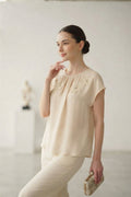 Chiffon Floral Top (L size)