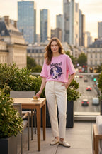 Unicorn Oversized Graphic T-shirt (Free size)