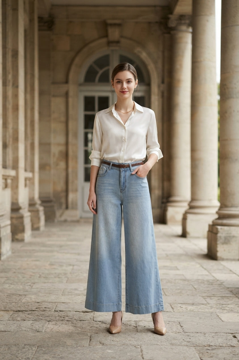 Denim Jeans in Light Blue (XL size)