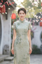 Sage Green Cheongsam (L size)