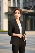 Dana Blazer in Black / White (L size)