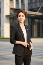 Dana Blazer in Black / White (L size)