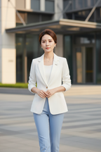 Dana Blazer in Black / White (L size)