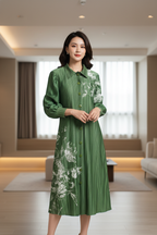 Green Midi Dress (Free size)