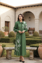 Green Midi Dress (Free size)
