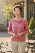Pink Sweatshirt Top (M size)