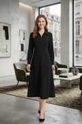 Collared Maxi Dress