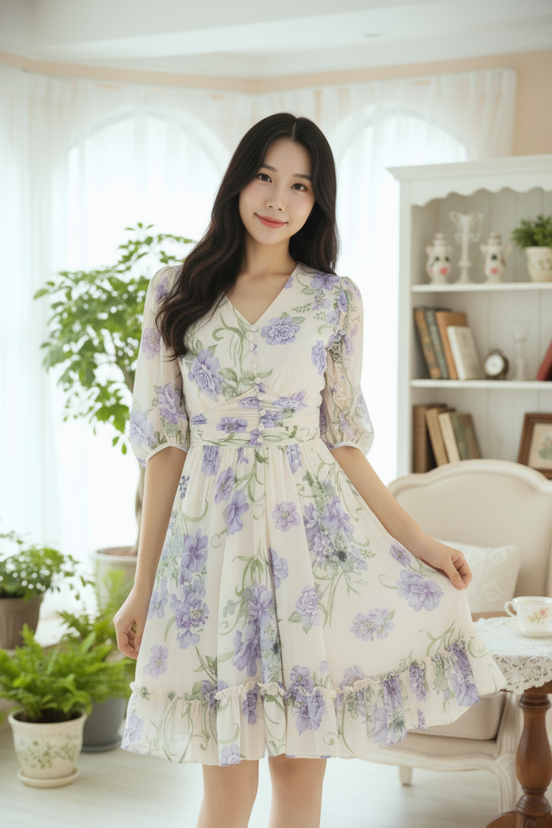 Millicent A-line Flare Dress