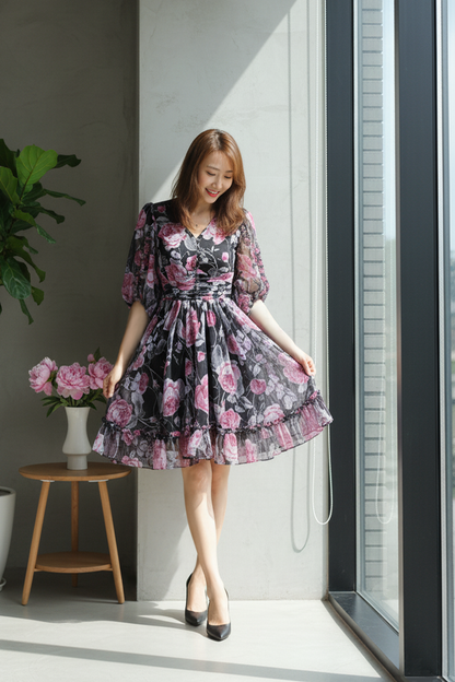 Millicent A-line Flare Dress